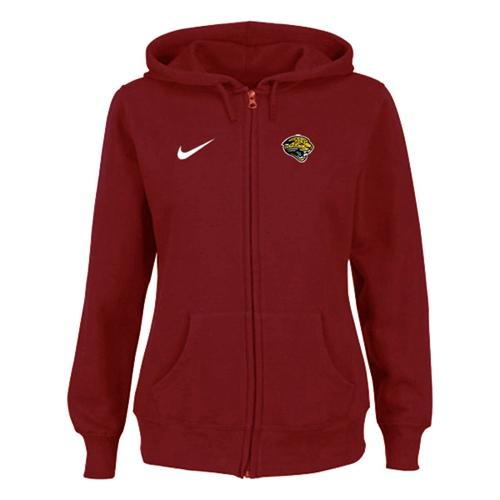 Nike Jacksonville Jaguars Ladies Tailgater Full Zip Hoodie Red