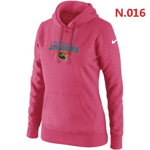 Women's Nike Jacksonville Jaguars Heart & Soul Pullover Hoodie Pink