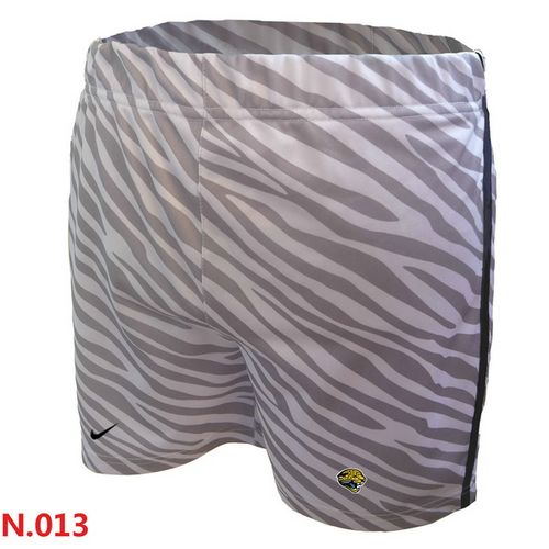 Women's Nike NFL Jacksonville Jaguars Embroidered Team Logo Zebra Stripes Shorts