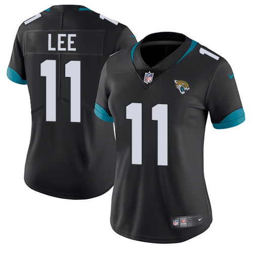 Nike Jaguars #11 Marqise Lee Black Team Color Women's Stitched NFL Vapor Untouchable Limited Jersey