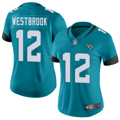 Jaguars #12 Dede Westbrook Teal Green Alternate Women's Stitched Football Vapor Untouchable Limited Jersey - Click Image to Close