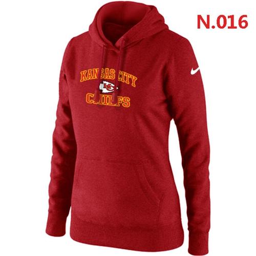 Women's Nike Kansas City Chiefs Heart & Soul Pullover Hoodie Red