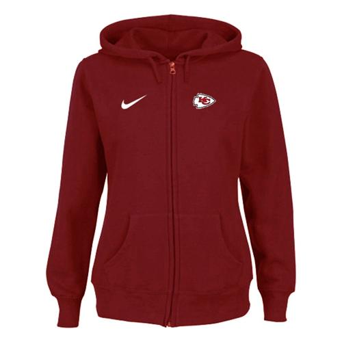 Nike Kansas City Chiefs Ladies Tailgater Full Zip Hoodie Red