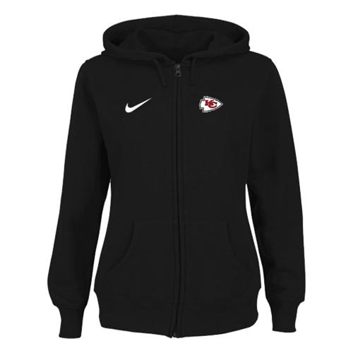 Nike Kansas City Chiefs Ladies Tailgater Full Zip Hoodie Black