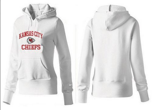 Women's Kansas City Chiefs Heart & Soul Pullover Hoodie White