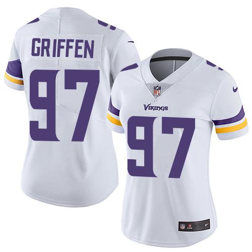 Nike Vikings #97 Everson Griffen White Women's Stitched NFL Vapor Untouchable Limited Jersey