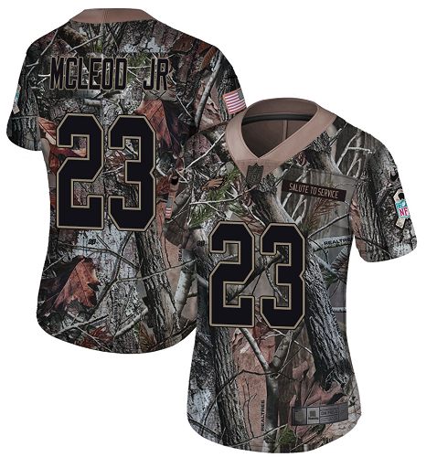 Nike Eagles #23 Rodney McLeod Jr Camo Women's Stitched NFL Limited Rush Realtree Jersey