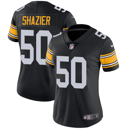 Nike Steelers #50 Ryan Shazier Black Alternate Women's Stitched NFL Vapor Untouchable Limited Jersey