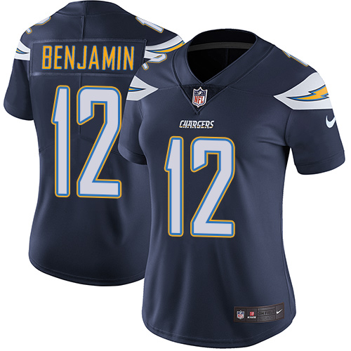 Nike Chargers #12 Travis Benjamin Navy Blue Team Color Women's Stitched NFL Vapor Untouchable Limited Jersey - Click Image to Close