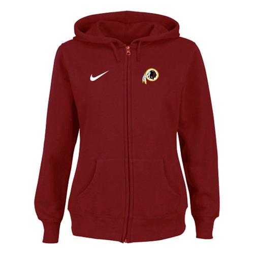 Washington Redskins Ladies Tailgater Full Zip Hoodie Red