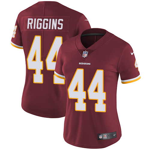 Nike Redskins #44 John Riggins Burgundy Red Team Color Women's Stitched NFL Vapor Untouchable Limited Jersey