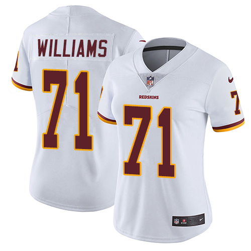 Nike Redskins #71 Trent Williams White Women's Stitched NFL Vapor Untouchable Limited Jersey - Click Image to Close