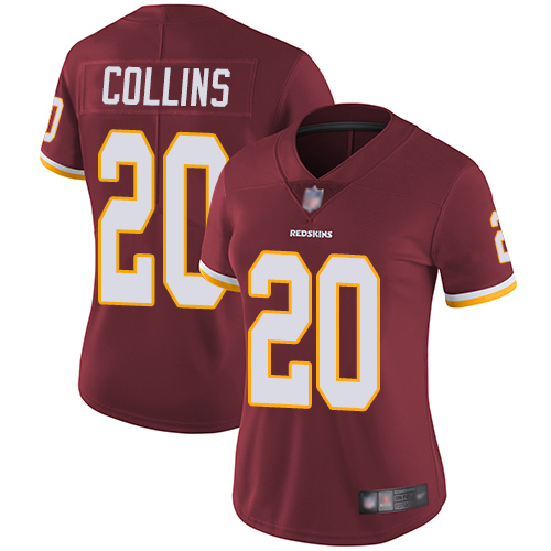 Nike Redskins #20 Landon Collins Burgundy Red Team Color Women's Stitched NFL Vapor Untouchable Limited Jersey