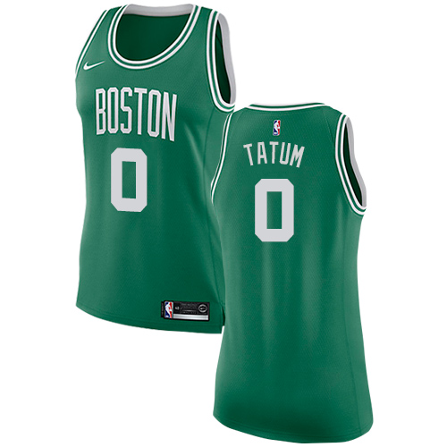 Nike Celtics #0 Jayson Tatum Green Women's NBA Swingman Icon Edition Jersey