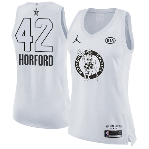 Nike Celtics #42 Al Horford White Women's NBA Jordan Swingman 2018 All-Star Game Jersey