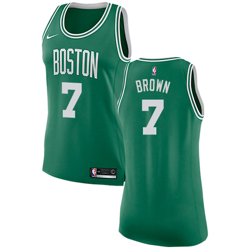 Nike Celtics #7 Jaylen Brown Green Women's NBA Swingman Icon Edition Jersey