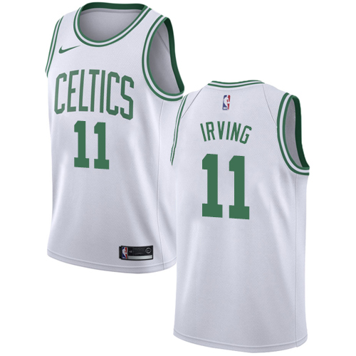 Nike Celtics #11 Kyrie Irving White Women's NBA Swingman Association Edition Jersey - Click Image to Close