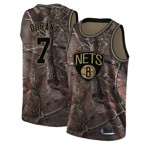 Nets #7 Kevin Durant Camo Women's Basketball Swingman Realtree Collection Jersey