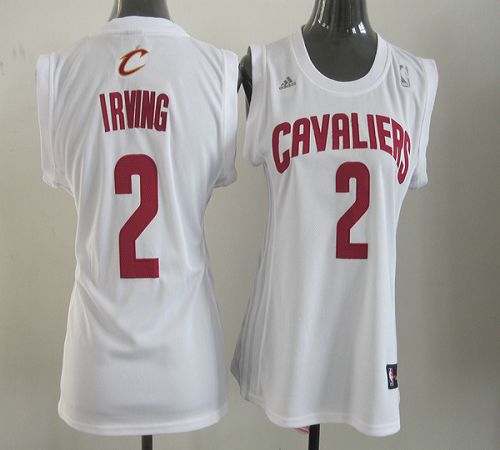 Cavaliers #2 Kyrie Irving White Fashion Women's Stitched NBA Jersey