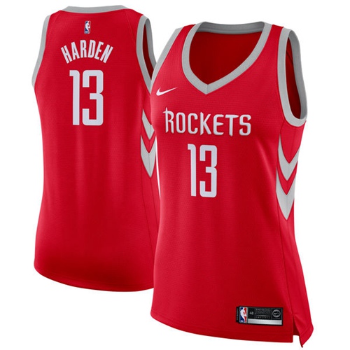 Nike Rockets #13 James Harden Red Women's NBA Swingman Icon Edition Jersey