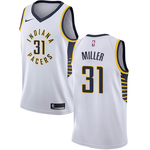 Nike Pacers #31 Reggie Miller White Women's NBA Swingman Association Edition Jersey