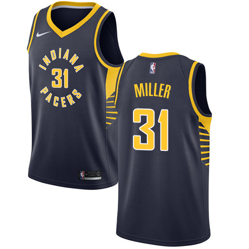 Nike Pacers #31 Reggie Miller Navy Blue Women's NBA Swingman Icon Edition Jersey