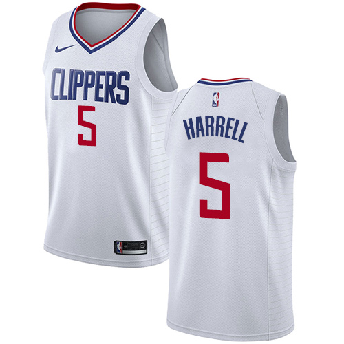 Nike Clippers #5 Montrezl Harrell White Women's NBA Swingman Association Edition Jersey