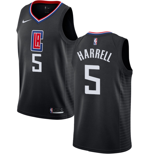 Nike Clippers #5 Montrezl Harrell Black Women's NBA Swingman Statement Edition Jersey