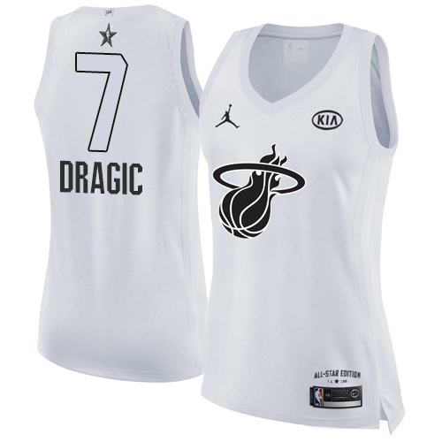 Nike Heat #7 Goran Dragic White Women's NBA Jordan Swingman 2018 All-Star Game Jersey