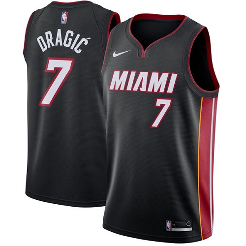 Nike Heat #7 Goran Dragic Black Women's NBA Swingman Icon Edition Jersey