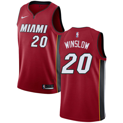 Nike Heat #20 Justise Winslow Red Women's NBA Swingman Statement Edition Jersey