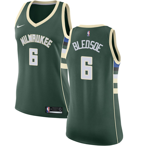 Nike Bucks #6 Eric Bledsoe Green Women's NBA Swingman Icon Edition Jersey