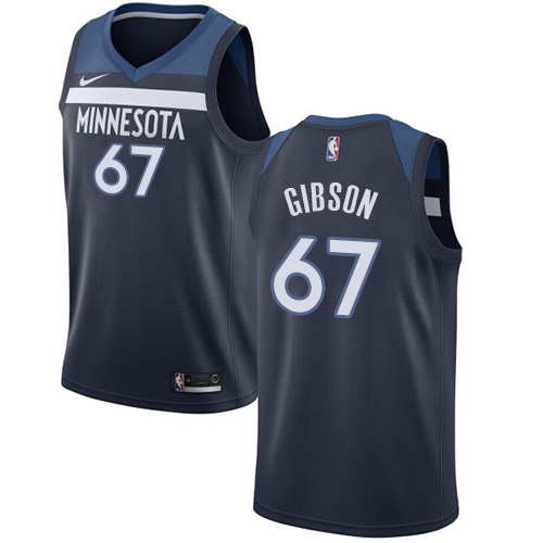 Nike Timberwolves #67 Taj Gibson Navy Blue Women's NBA Swingman Icon Edition Jersey