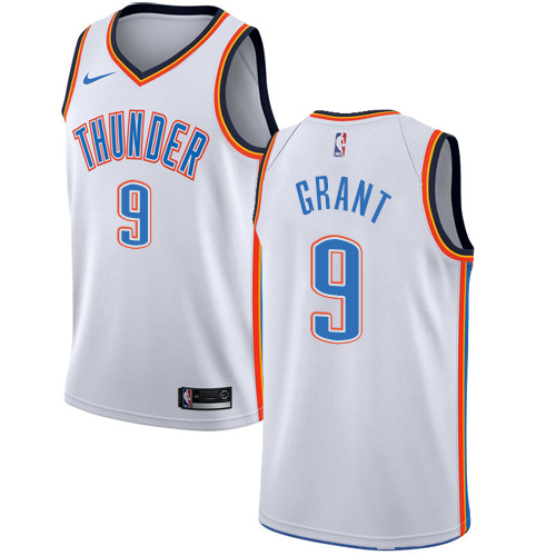 Nike Thunder #9 Jerami Grant White Women's NBA Swingman Association Edition Jersey