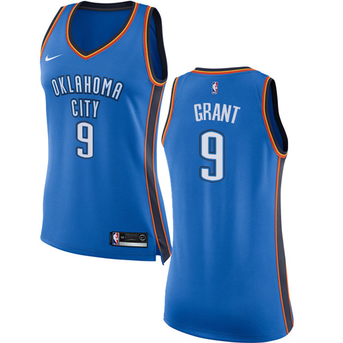 Nike Thunder #9 Jerami Grant Blue Women's NBA Swingman Icon Edition Jersey