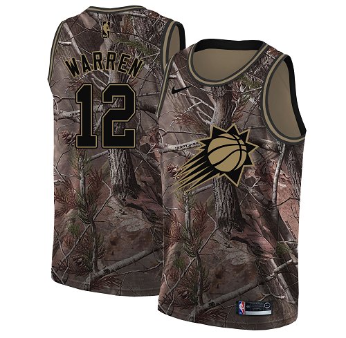 Nike Suns #12 T.J. Warren Camo Women's NBA Swingman Realtree Collection Jersey