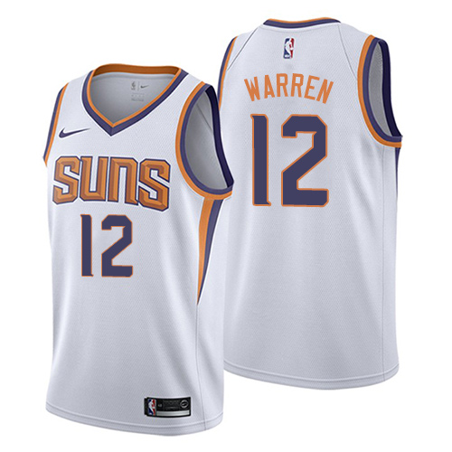 Nike Suns #12 T.J. Warren White Women's NBA Swingman Association Edition Jersey