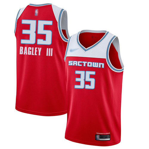 Kings #35 Marvin Bagley III Red Women's Basketball Swingman City Edition 2019/20 Jersey