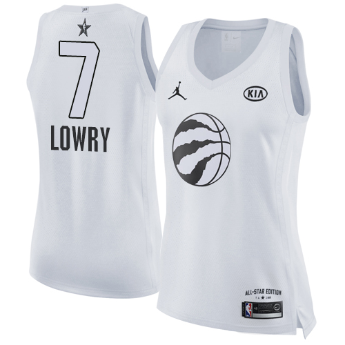 Nike Raptors #7 Kyle Lowry White Women's NBA Jordan Swingman 2018 All-Star Game Jersey