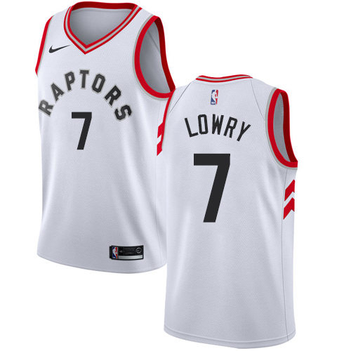 Nike Raptors #7 Kyle Lowry White Women's NBA Swingman Association Edition Jersey