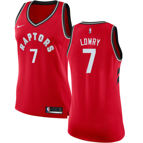 Nike Raptors #7 Kyle Lowry Red Women's NBA Swingman Icon Edition Jersey - Click Image to Close