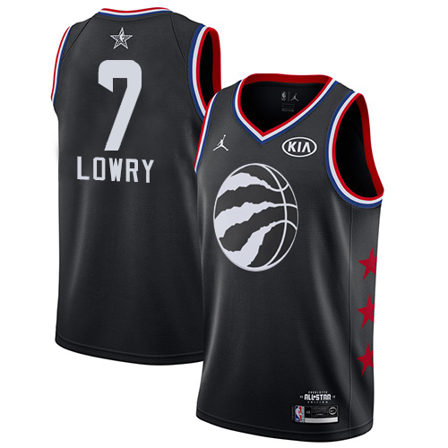 Nike Raptors #7 Kyle Lowry Black Women's NBA Jordan Swingman 2019 All-Star Game Jersey