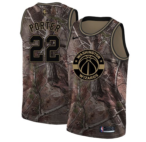 Nike Wizards #22 Otto Porter Camo Women's NBA Swingman Realtree Collection Jersey