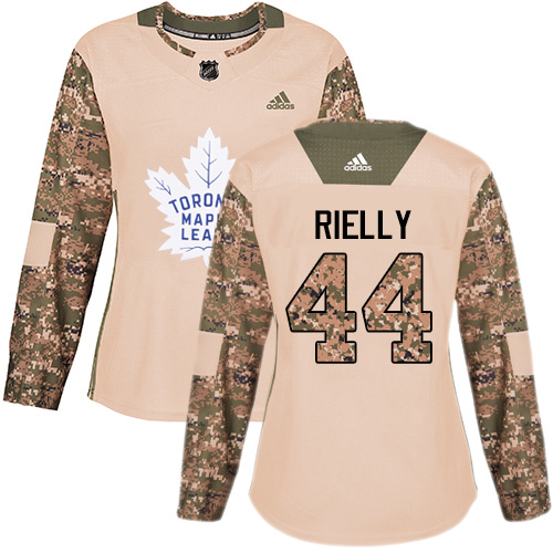 Adidas Maple Leafs #44 Morgan Rielly Camo Authentic 2017 Veterans Day Women's Stitched NHL Jersey