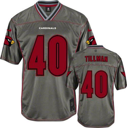 Nike Cardinals #40 Pat Tillman Grey Youth Stitched NFL Elite Vapor Jersey