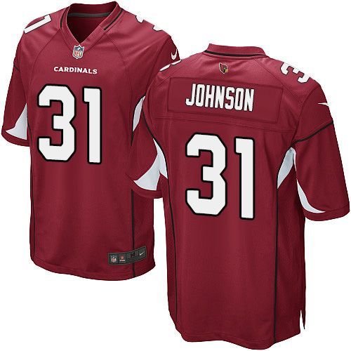 Nike Cardinals #31 David Johnson Red Team Color Youth Stitched NFL Elite Jersey - Click Image to Close