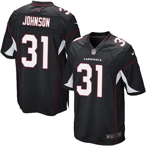 Nike Cardinals #31 David Johnson Black Alternate Youth Stitched NFL Elite Jersey - Click Image to Close