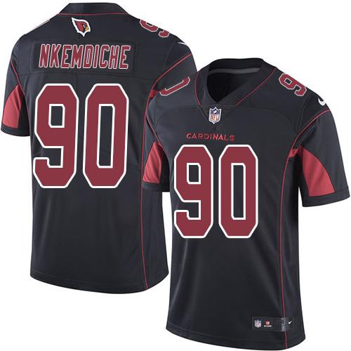 Nike Cardinals #90 Robert Nkemdiche Black Youth Stitched NFL Limited Rush Jersey