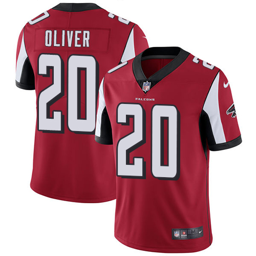 Nike Falcons #20 Isaiah Oliver Red Team Color Youth Stitched NFL Vapor Untouchable Limited Jersey