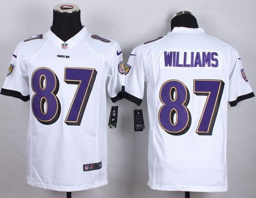 Nike Ravens #87 Maxx Williams White Youth Stitched NFL New Elite Jersey